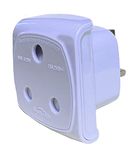 ShaniTech South African Visitor to UK Earthed 3 Pin Compact Adaptor Africa