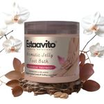 ESTAVITO Jelly soothing Foot Bath With Rose Petals 300g | REPAIRS CRACKED HEELS AND SOFTENS CUTICLES |