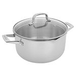HENCKELS Clad H3 Dutch Oven, 6-qt, Stainless Steel