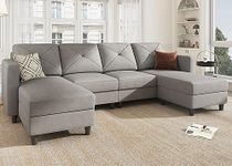 HONBAY U Shaped Sectional Couch Con