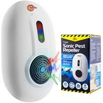 Ultrasonic Pest Repeller Plug In with 3 Working Modes - Insects, Rat & Mouse Repellent - Ideal for Mice, Rats, Mosquitoes, Moths, Ants, Spider Repellent Plug In - Pest Repellent Ultrasonic Plug In