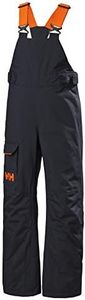 Helly-Hansen Junior Unisex Summit Bib Pant, 597 Navy - 12
