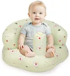 AirSwim Inflatable Baby Seat for Baby 3 Months and Up, Inflatable Baby Chair with Built-in Pump, Simplified Version of Blow Up Baby Chair, Baby Seats for Infants for Sitting Up, Elephant