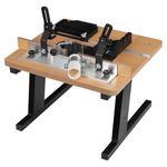 Router Table, Bench Top Router Table, Free-Standing Workshop w/Feather Board for Home DIY Carving Workstation