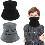 2 Pack Kids Neck Warmer Winter Flee