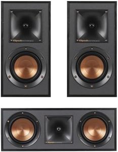 Klipsch R-41M Bookshelf Speakers (Pair) and R-52C Center Channel Home Theater Bundle