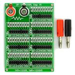 Electronics-Salon 1R - 9999999R Seven Decade Programmable Resistor Board, Step 1R, 1%, 1/4W.