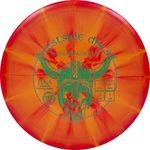 Westside Discs Origio Burst Underworld Fairway Disc Golf Driver | Straight Flying Frisbee Golf Driver | Beginner Friendly Disc Golf Disc | 170g Plus | Stamp Color and Burst Pattern Will Vary (Orange)