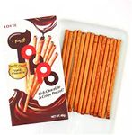 Lotte Toppo Double Chocolate Flavour Pretzel Sticks, 40 g