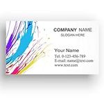 Custom Printed Business Cards,Upload Your Own Design,White Paper Cards with Logo Picture for Small Business (100)