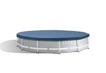 Intex 28031E 12 Foot Round above Ground Swimming Pool Cover, (Pool Cover Only)