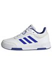 adidas Boy's Tensaur Sport 2.0 Sneaker, Ftwr White Lucid Blue Core Black, 4 UK