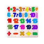 FunBlast 3D Wooden Number Learning Board – Numer and 123 Learning Educational Board for Kids/Toddlers/Children | Montessori Digital Board Educational Number Learning Puzzle Toy