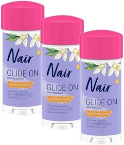 Nair Glide On Hair Removal Cream, 3-Pack, 3.3 Oz Stick