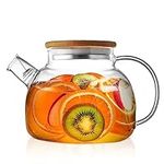 Glass Teapot Stovetop Safe, 1000ml 