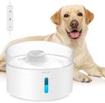 BFAIRY DF20 1.3Gal/5L Dog Water Fountain with Adjustable Brightness and Controllable Water Pump for Cats, Dogs, and Multiple Pets