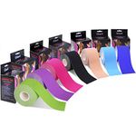 GIWIL Sports Tape Kinesiology Tape Elastic Therapeutic Tapes Muscle Support, Pain Relief and Injury Recovery for Sports Enthusiasts and Athletes (2 Packs of Pink)