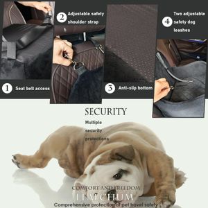 Lealchum Dog Car Booster Seat, Medium – Pet Travel Safety Carrier