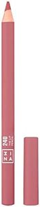 3INA MAKEUP - The Lip Pencil 240 - Rosa nude - Perfilador de Labios Rosa nude con Aceite de Jojoba para Hidratar y Nutrir - Delineador de Labios con Efecto Voluminizador - Vegan - Cruelty Free