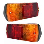 ALL PARTS SOURCE Apsmotiv Rear Tail Lights Back light Indicator Assembly Replacement for Ford JCB & Massey Ferguson 133, 135, 140, 145, 152, 155Universal Tractors