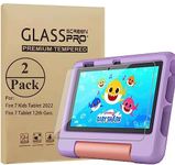 KXOYJAD 2 Pack Screen Protector for 7 2022 Kids 7” Tablet, Tempered Glass Film