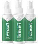 Biofreeze Pain Relieving Spray, 118ml, 3 Pack Bundle, Cooling Topical Analgesic, On-The-Go Use, Long Lasting, Soothing, Targeted Pain Relief, Cold Therapy, Fast Acting for Muscle, Joint, & Back Pain