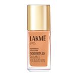 Lakme 9To5 Primer + Matte Perfect Cover Foundation, C300 Cool Cinnamon, 25 ml