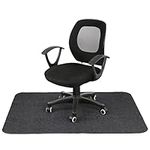 Dyna-Living Office Chair Mat,Home Multi-Purpose Low-Pile Chair Carpet Hard Floor Protector Mat, Floor Protectors for Rolling Chairs,Non-slip Computer Chair Mat for Hardwood Floors 1/6" Thick 35"x 47"