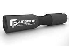 Next Gen Barbell Squat Pad - Support Sponge for Squats, Lunges an Hip Thrusts. Comfortable Neck & Shoulder Protection (Black)