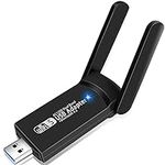 USB WiFi Bluetooth Adapter, 1300Mbp