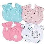 Gerber 4 Pairs Baby Mittens, Size: 