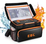 EBL Fireproof and Waterproof Document Bag Compatible with Portable Power Station 300W/500W/1000W/2000W, Home Basic Batteries AA AAA C D Battery and More