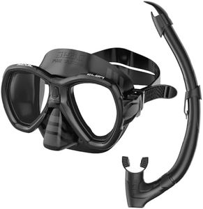 Seac Set Elba, Set de plongée et Snorkeling pour Adultes, Comprend Un Masque et Un Tuba en Silicone Hypoallergénique