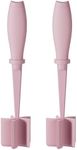 2 Pack Meat Chopper, 5 Curve Blades Ground Beef Masher, Heat Resistant Meat Masher Tool for Hamburger Meat, Ground Beef, Turkey and More