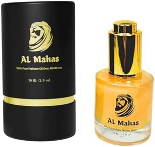 AL MAHAS Rose De Ambre (30 ML) Long Lasting Unisex 100% Pure Perfume Oil. Notes: Rose (Bulgarian and Turkish), oud (Agarwood), vanilla, and violet.