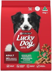 LUCKY DOG Adult Dry Dog Food Minced Beef Vegetable and Marrowbone 8kg