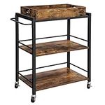 VASAGLE Industrial Bar Cart for The