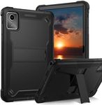 YINLAI for Lenovo Tab M11 Case 11 inch 2024 TB330FU with Kickstand, Heavy Duty Shockproof Protective Tablet Cover for Lenovo Tab M11, Black