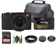 Leica D-Lux 8 Compact Digital Camera, 10.9-34mm f/1.7-2.8 Lens 17MP CMOS Sensor (Black) 19191 + 64GB Memory Card + Travel Bag + Cleaning Kit and More