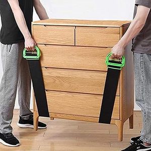 Paquete de 2 Correas para Mover y Levantar Muebles, Cajas, Colchón, Construcción, Correas de Elevación de 600 Libras Objetos Pesados, con 2 Pares de Guantes, Correas de Transporte para Mudanzas
