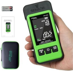 EMF Detector EMF-802 by VVV-Group | Electromagnetic Radiation Meter with Electric & Magnetic Field Detection, Peak/Average Modes, LCD Alarm | EMF Reader for Home, Office, RF Safety