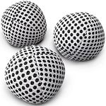 Juggling Balls for Beginners and Professional XBalls Set of 3 120g - 6 Beautiful Uni Colors Available, 2 Layers of Net Carry Case, Choice of The World Champions (White)