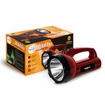 wipro Emerald Plus Rechargeable Emergency Light (Pack of 1, Red, Cl0008,)