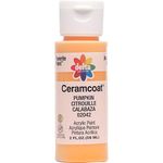 Plaid Delta Ceramcoat Acrylic Paint 2oz-Pumpkin - Semi-Opaque