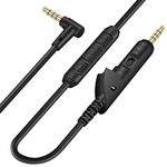 (Black) - Replacement Audio Extension Cable,Cypher.V Cord Wire only for Bose QuietComfort QC15 Headphones with in line Mic (Black)