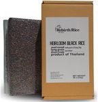 Heirloom Thai Black Rice by Rebirth Rice, 100% all natural, 4lb (64oz), NON-GMO & Direct Trade