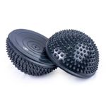 Fitness Mad Spiky Balance Pod Domes, Hedgehog Balance Pods, Promotes Stability, Balance, Coordination and Works Your Abs, 8cm Height, 16.5cm Diameter (Pair)