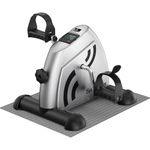 Sportneer Under Desk Exercise Bike & Pedal Exerciser with LCD Display, Portable Mini Stationary Bike for Home Use, Arm & Leg Fitness Equipment for Seniors and Rehab (Upgraded-Sliver)