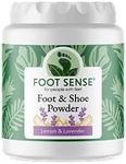 FOOT SENSE All Natural Smelly Foot & Shoe Powder - Foot Odor Eliminator lasts up to 6 months. Safely kills bacteria. Natural formula for smelly shoes and stinky feet. (1 Pack 50gr)