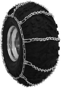 Security Chain Company 1064155 ATV Sport Trac V-Bar All-Terrain Traction Tire Chains, Zinc Plated for Durability, 1 Pair of Chains